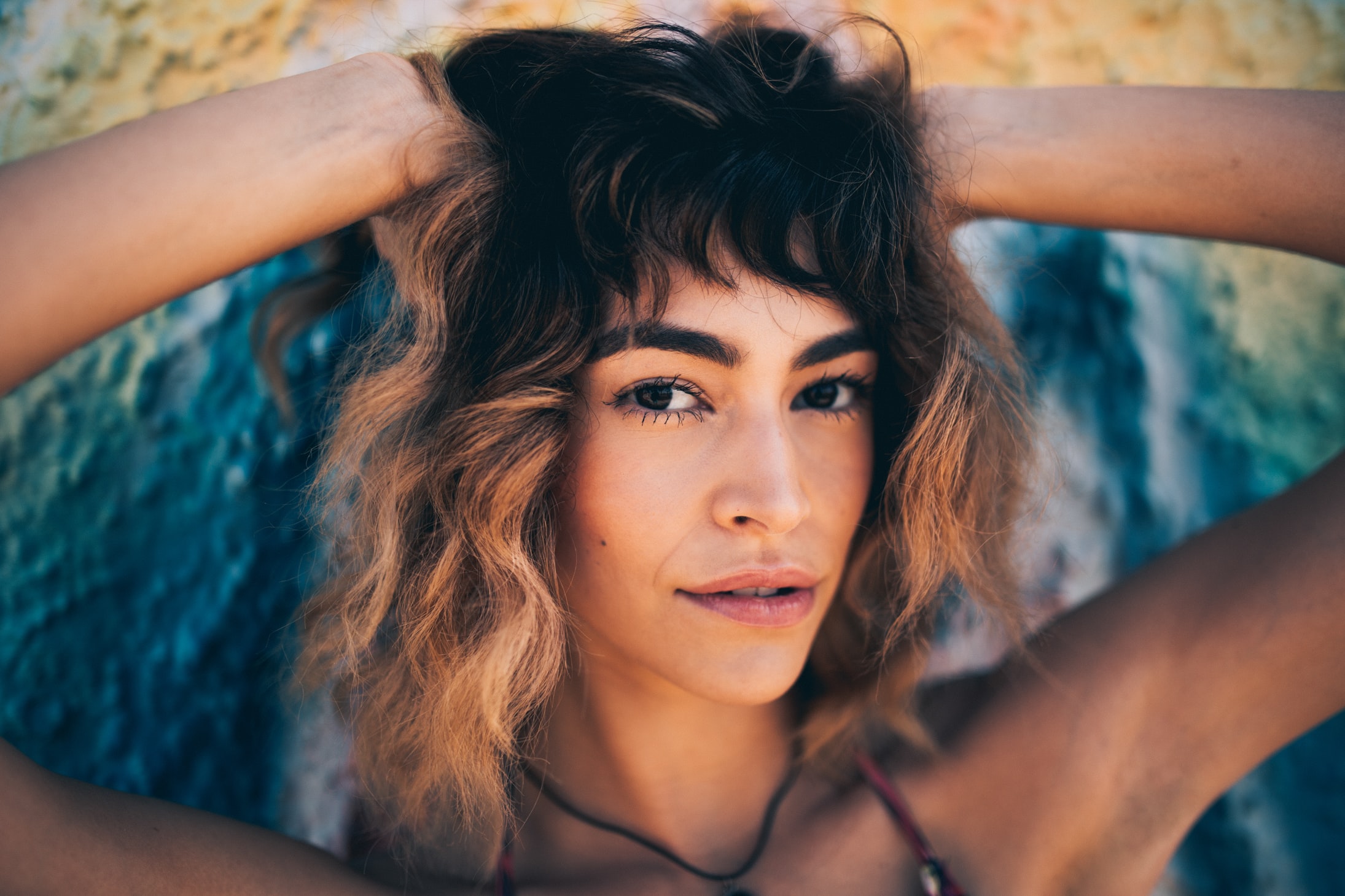 smiling Brazilian woman